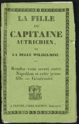 La rencontre de Napoléon et d'une jeune fille, lors de la guerre en en Autriche (cote B. Bl. 993)