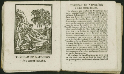 Le culte du tombeau de Napoléon à Sainte-Hélène, dans un almanach de 1833 [Bbl 2540]