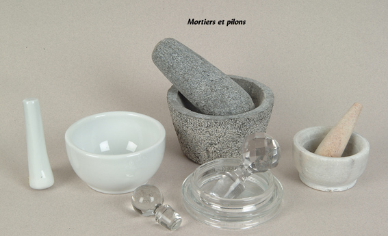 Mortier et pilon