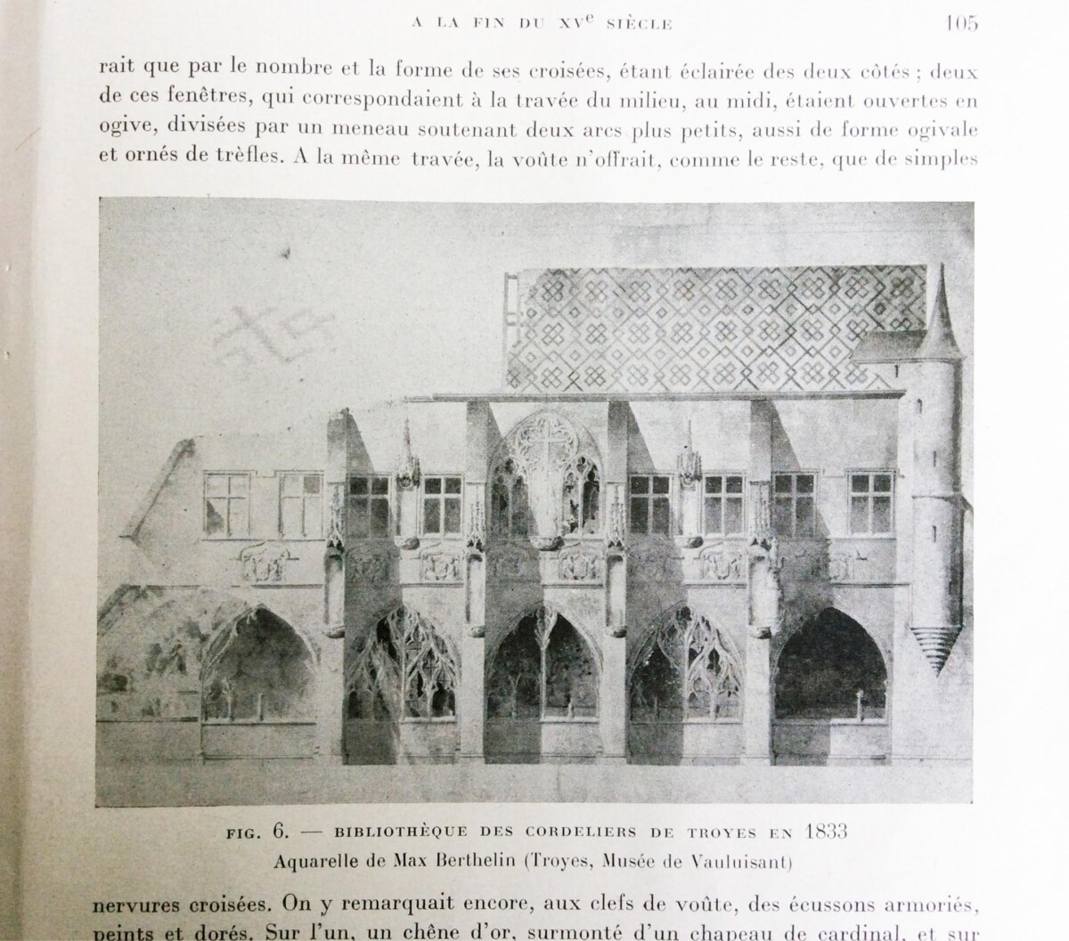 André Masson, La construction et la décoration des bibliothèques de Troyes à la fin du XVe s., MTCM, cl. 4° 18666 - fig.6, p.105
