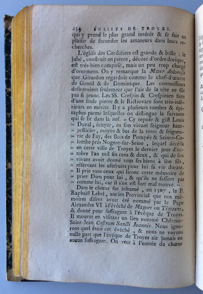 Courtalon-Dalistre, Topographie historique de la ville et diocèse de Troyes, tome II, MTCM, cl. 8° 19602